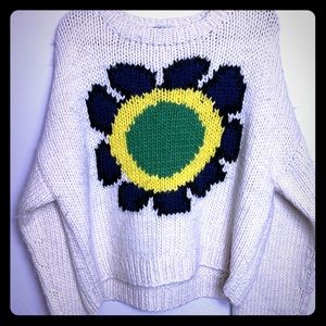 Opening Ceremony flower crewneck sweater